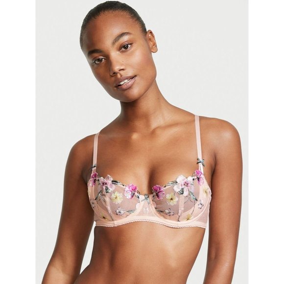 NWT! Victoria's Secret DREAM ANGELS Wicked Unlined Balconette Bra - Picture 2 of 10